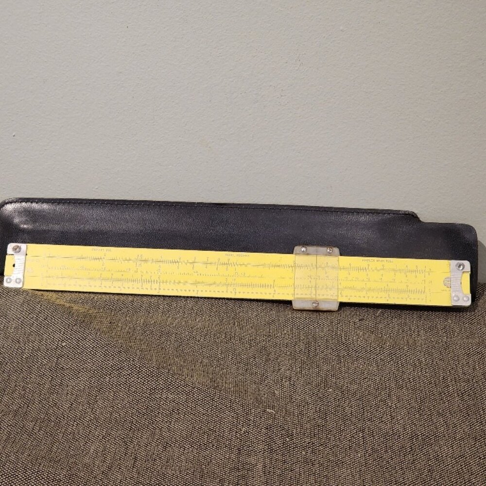 Vintage Pickett Simplex Math Slide Rule N901-ES with Slipcase